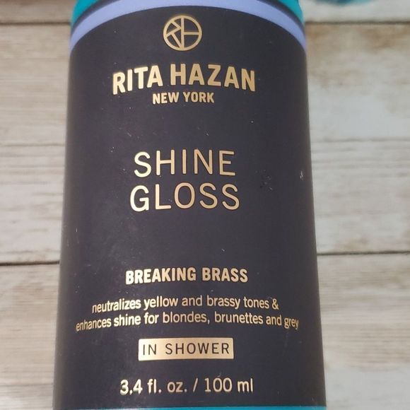 2 NEW Rita Hazan Shine Gloss Breaking Brass for Blondes Brunettes‎ Greys - Picture 3 of 4